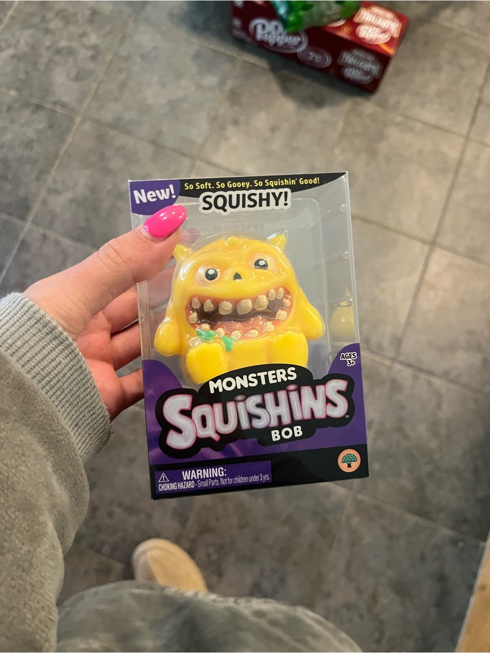 Monsters Squishins Bob Yellow Squishy Toy